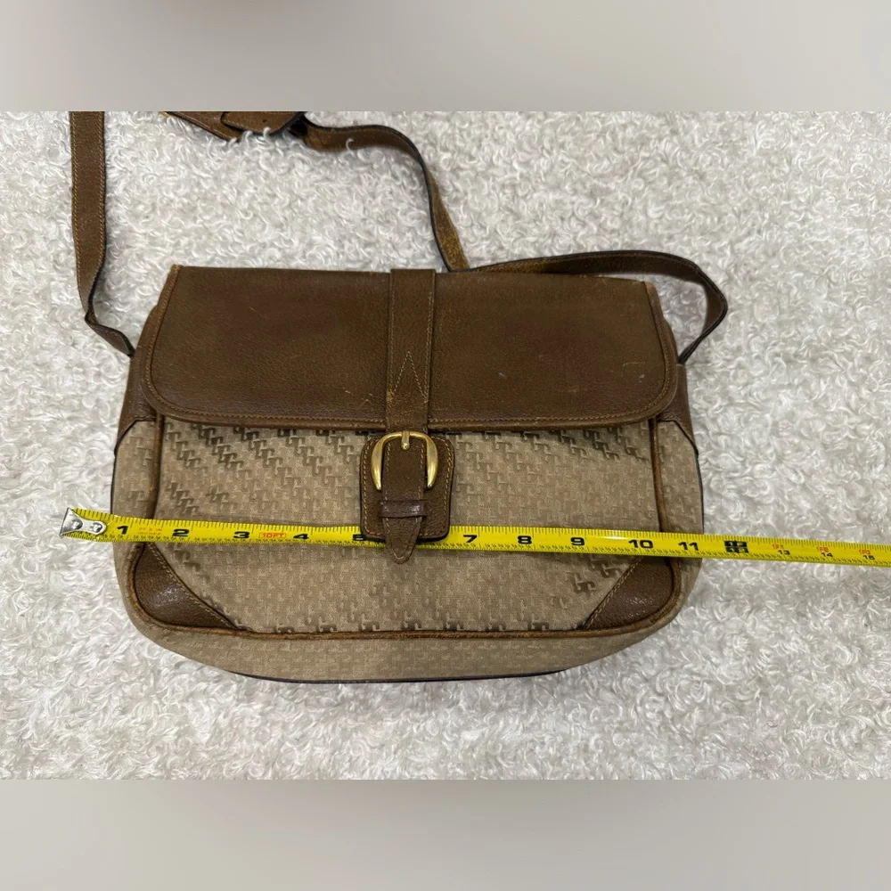 GUCCI Vintage Shoulder Crossbody Bag Canvas Brown - Picture 10 of 16